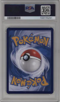 Pikachu from the 2025 Pokemon SV Chinese set graded by PSA and given an overall grade of 10.