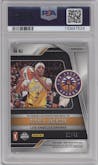 Rickea Jackson from the 2024 Panini Prizm WNBA set featuring a Purple Prizm parallel graded by PSA and given an overall grade of 9.