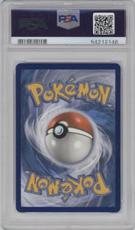 Stonjourner VMAX from the 2020 Pokemon SWSH set graded by PSA and given an overall grade of 10.