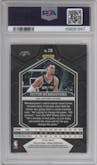 Victor Wembanyama from the 2023-24 Panini Mosaic set featuring a Reactive Blue parallel graded by PSA and given an overall grade of 10.