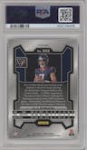 C.J. Stroud from the 2023 Panini Prizm set graded by PSA and given an overall grade of 9.