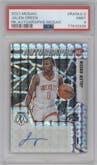 Jalen Green from the 2021-22 Panini Mosaic  set graded by PSA and given an overall grade of 9.