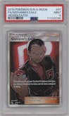 Giovanni's Exile from the 2019 Pokemon S&M  set graded by PSA and given an overall grade of 9.