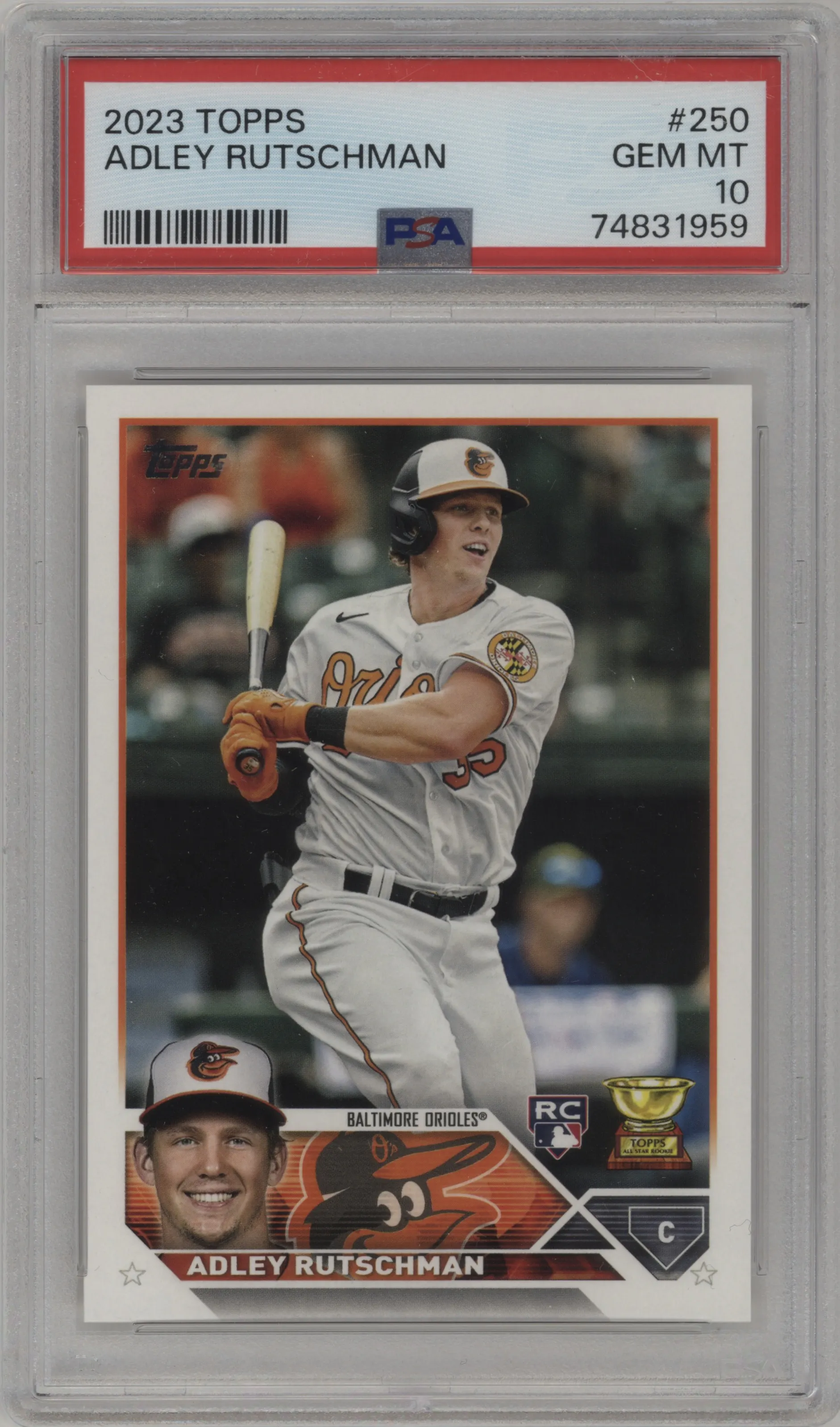 2023 Topps Adley Rutschman PSA 10