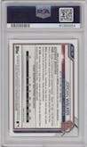 Jordan Walker from the 2021 Bowman Draft Sapphire Edition set graded by PSA and given an overall grade of 10.