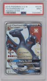 Charizard GX from the 2019 Pokemon S&M  set graded by PSA and given an overall grade of 9.