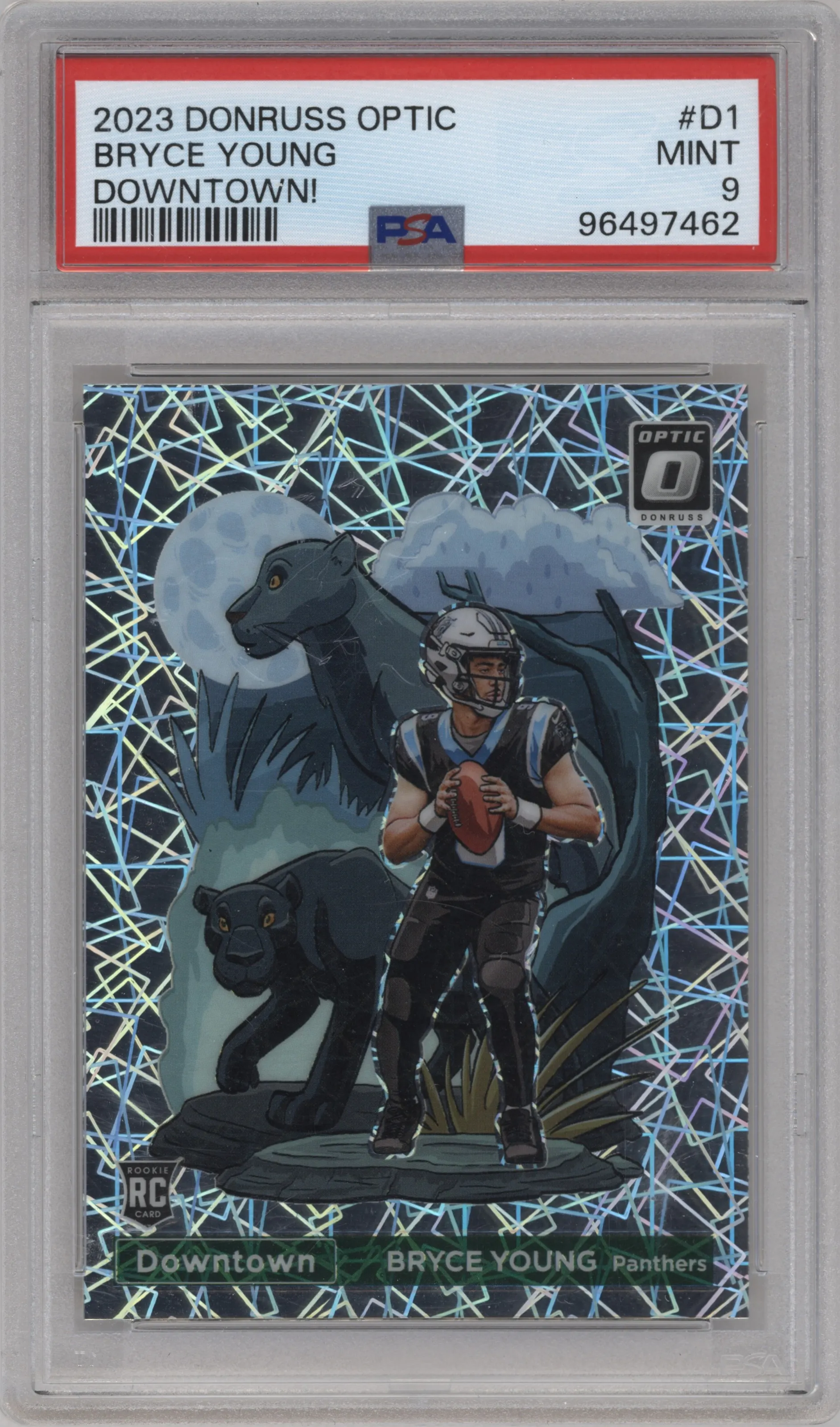 2023 Donruss Optic Downtown Bryce Young #D-1 PSA 9
