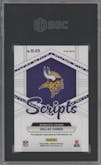 Dallas Turner from the 2024 Panini Mosaic set graded by SGC and given an overall grade of 10.