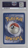 Gyarados from the 1999 Pokemon set graded by PSA and given an overall grade of 7.