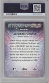 Jackson Chourio from the 2024 Topps Update set graded by PSA and given an overall grade of 10.