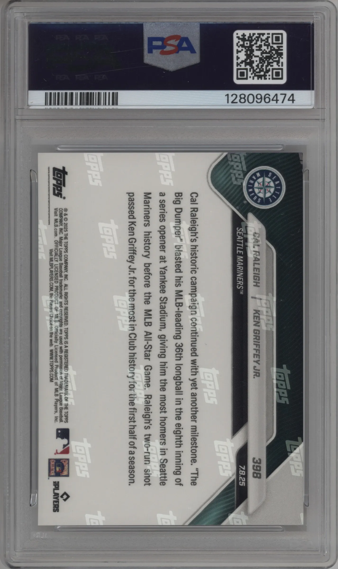 Cal Raleigh/Ken Griffey Jr.