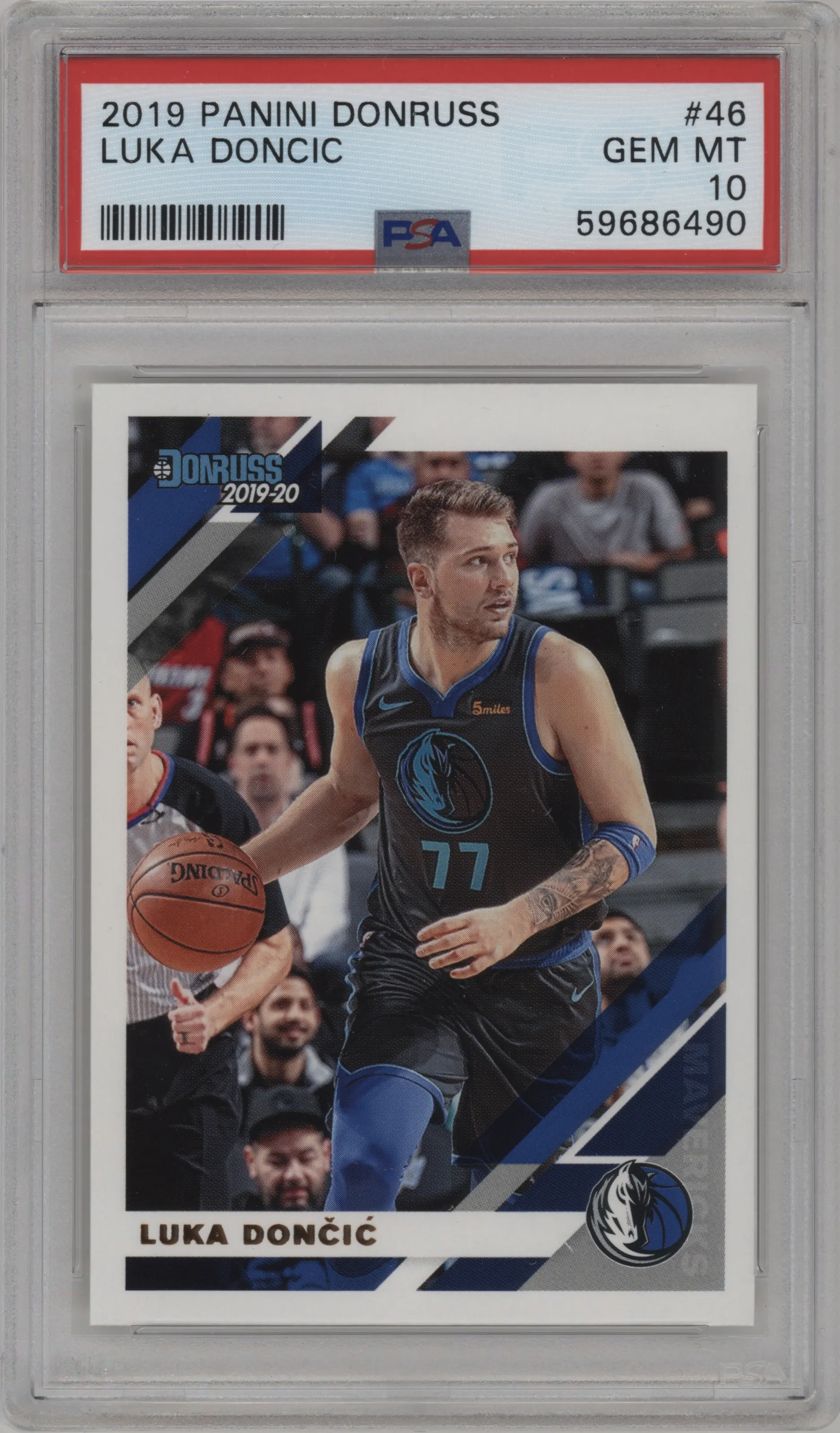 2019 Panini Donruss Luka Doncic #46 PSA 10