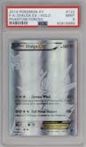 Dialga EX from the 2014 Pokemon XY set graded by PSA and given an overall grade of 9.