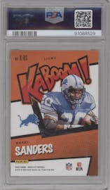 Barry Sanders from the 2020 Panini Absolute set graded by PSA and given an overall grade of 9.
