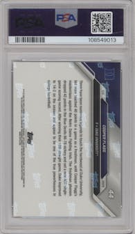 Cooper Flagg from the 2024-25 Bowman U Now set graded by PSA and given an overall grade of 10.