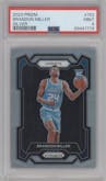 Brandon Miller from the 2023-24 Panini Prizm set featuring a Silver Prizm  parallel graded by PSA and given an overall grade of 9.