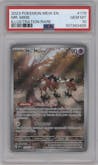 Mr. Mime from the 2023 Pokemon SV set graded by PSA and given an overall grade of 10.