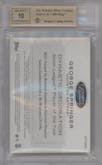 George Springer from the 2016 Topps Dynasty set featuring a Silver parallel graded by Beckett and given an overall grade of 10.