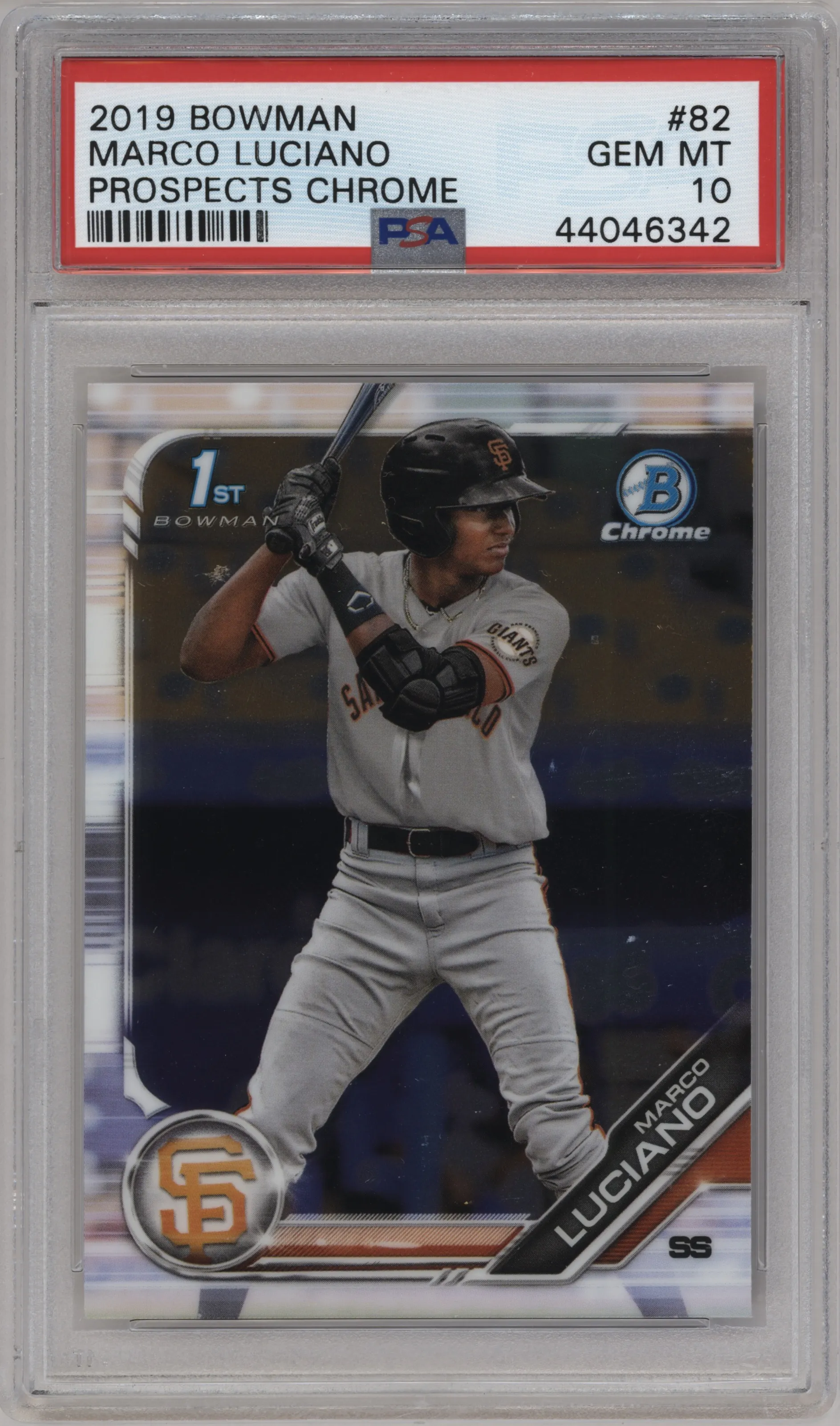 2019 Bowman Chr.Pros. Marco Luciano PSA 10