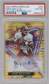 Doug Williams from the 2023 Topps Composite set featuring a Gold Interstellar parallel graded by PSA and given an overall grade of 10.