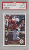 Paul Goldschmidt from the 2011 Topps Update set graded by PSA and given an overall grade of 10.