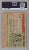 Sandy Koufax from the 1955 Topps set graded by PSA and given an overall grade of 4.5.