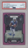 Anthony Richardson from the 2023 Panini Prizm set featuring a Pink Prizm parallel graded by PSA and given an overall grade of 10.