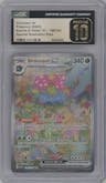 Venusaur ex from the 2023 Pokemon SV set graded by CSG and given an overall grade of 10.