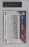 Lebron James from the 2024 Topps Now Olympics set graded by Beckett and given an overall grade of 10.