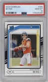 Bo Nix from the 2024 Donruss set graded by PSA and given an overall grade of 10.