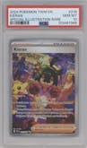 Kieran from the 2024 Pokemon SV set graded by PSA and given an overall grade of 10.