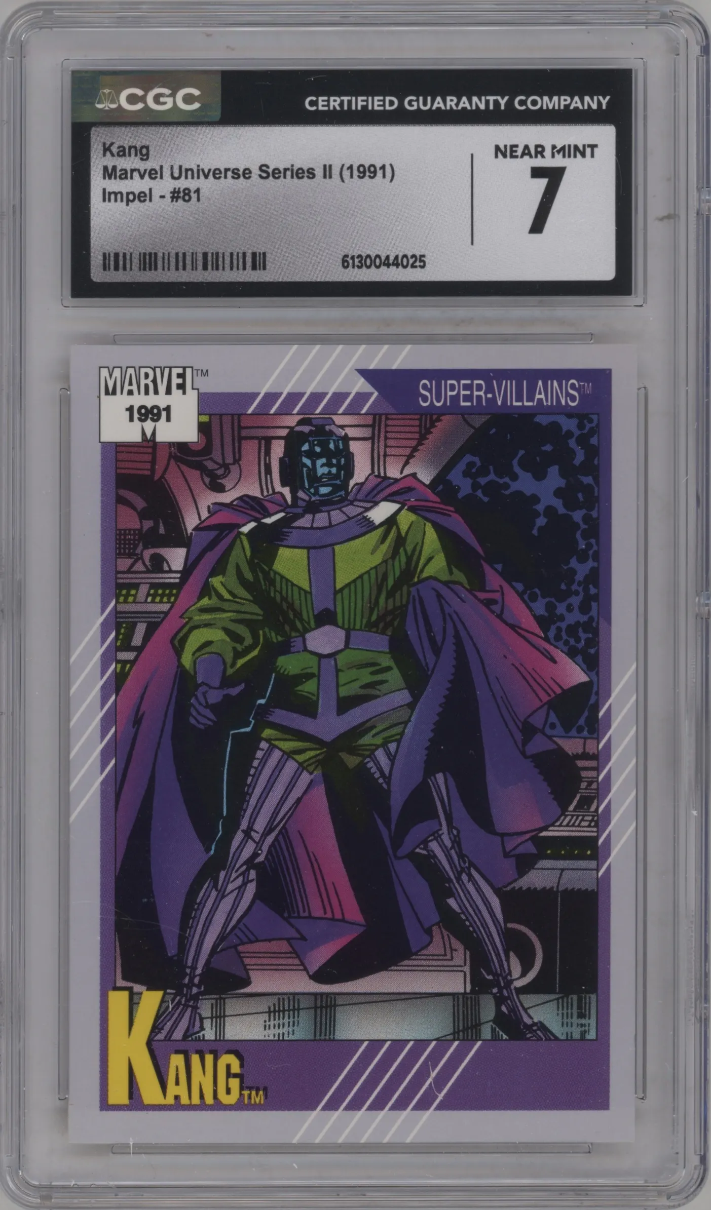 1991 Impel Marvel Universe Kang #81 CGC 7