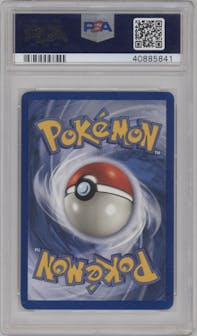 Vileplume from the 1999 Pokemon set graded by PSA and given an overall grade of 9.