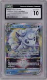 Alolan Vulpix VSTAR from the 2022 Pokemon SWSH JPN set graded by CSG and given an overall grade of 10.