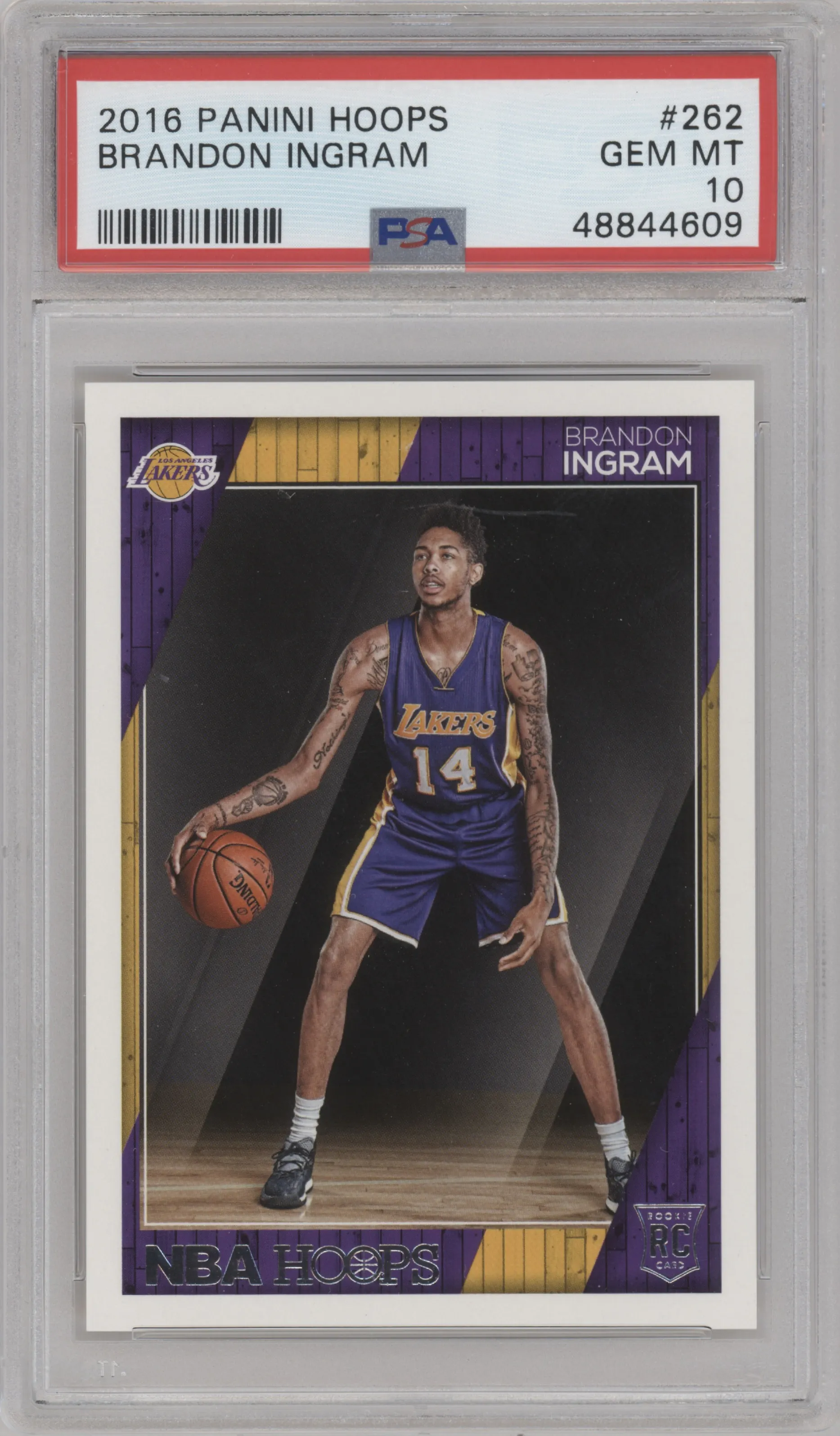 2016 Panini NBA Hoops Brandon Ingram PSA 10