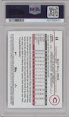 Elly De La Cruz from the 2024 Topps Chrome set graded by PSA and given an overall grade of 10.
