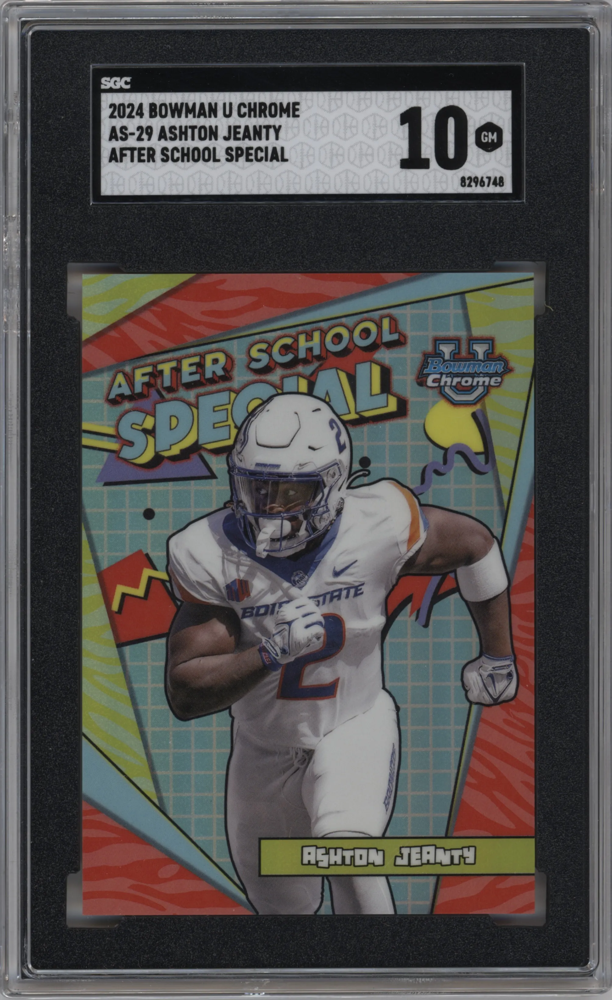 2024 Bowman University Chrome After School Special Ashton Jeanty #AS-29 SGC 10