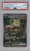 Gouging Fire ex from the 2024 Pokemon SV set graded by PSA and given an overall grade of 10.