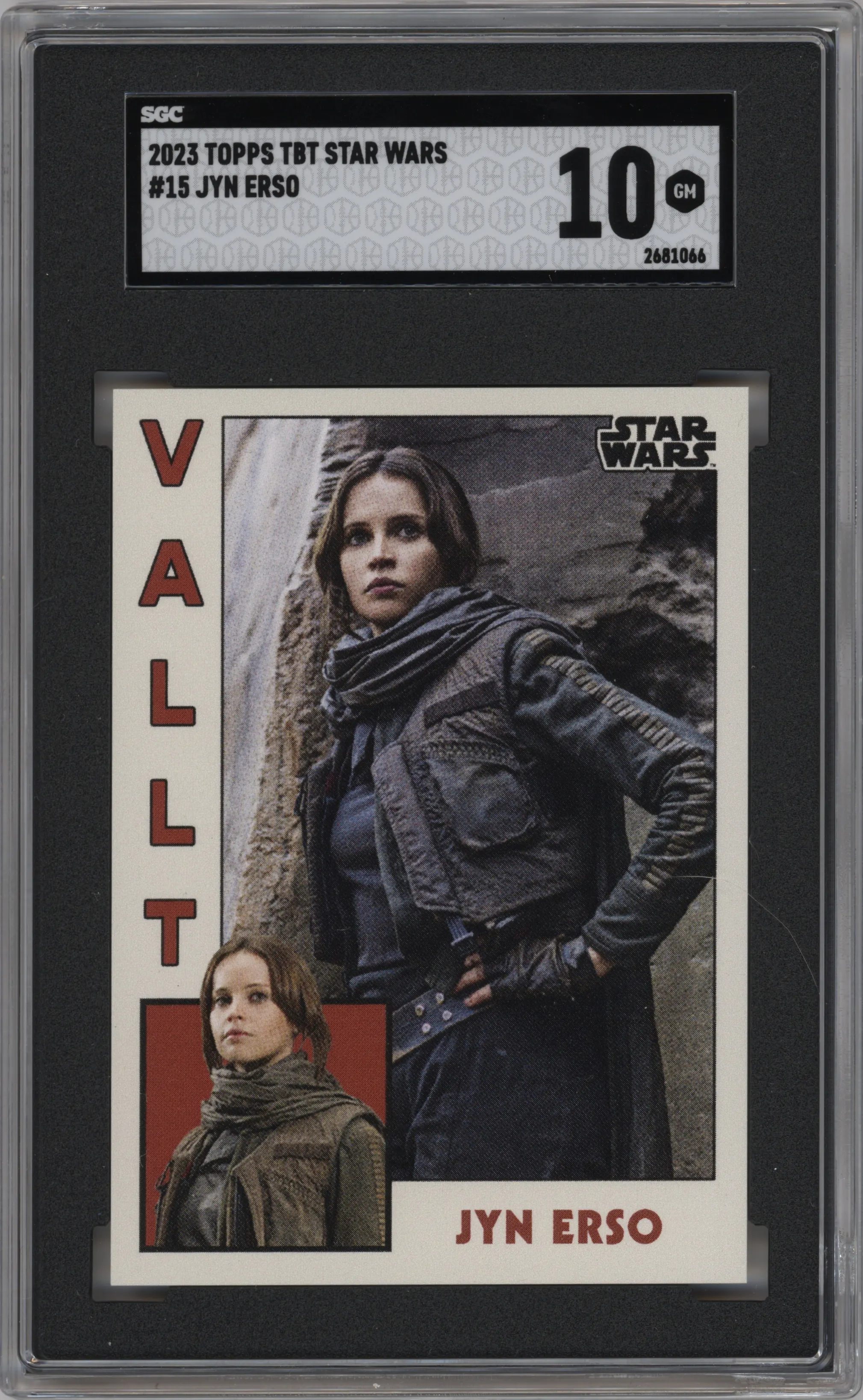 2023 Topps Star Wars TBT Set 5 Jyn Erso SGC 10