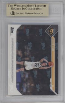 Caitlin Clark from the 2023-24 Bowman U Now set graded by Beckett and given an overall grade of 10.