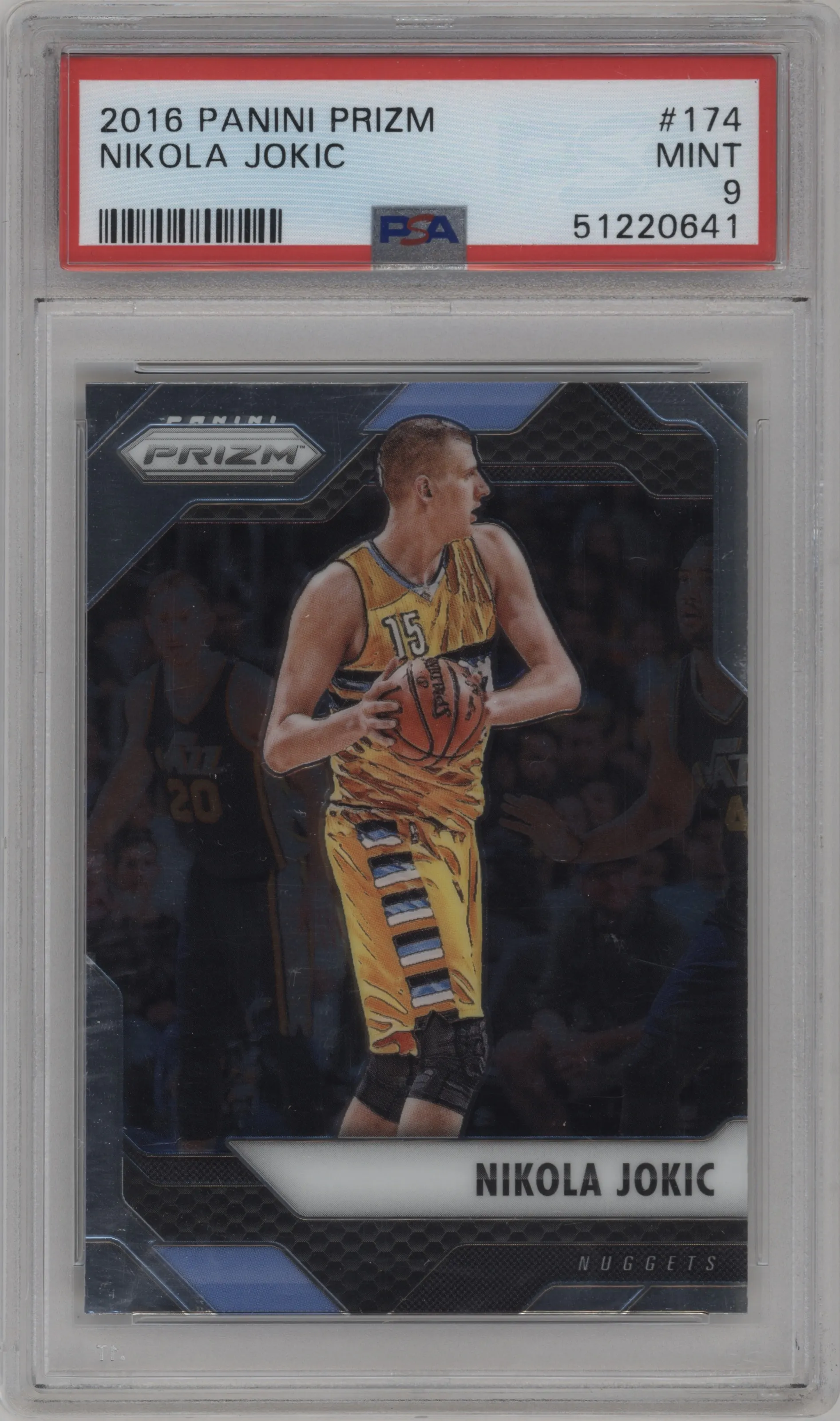 2016 Panini Prizm Nikola Jokic #174 PSA 9