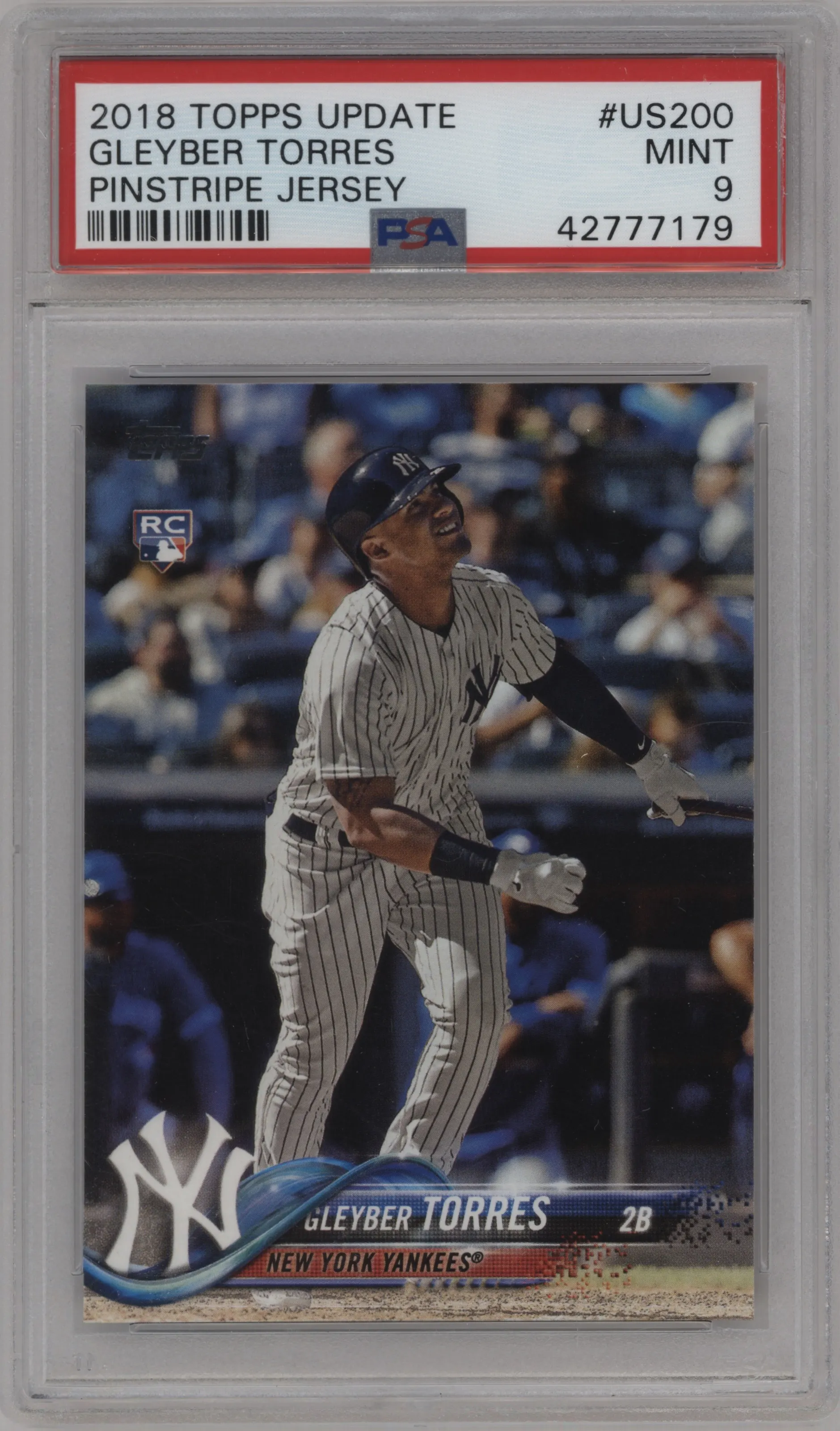2018 Topps Update Gleyber Torres PSA 9
