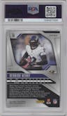 Derrick Henry from the 2024 Panini Prizm set featuring a Purple Prizm parallel graded by PSA and given an overall grade of 10.