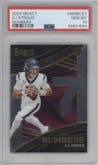 C.J. Stroud from the 2023 Panini Select set graded by PSA and given an overall grade of 10.