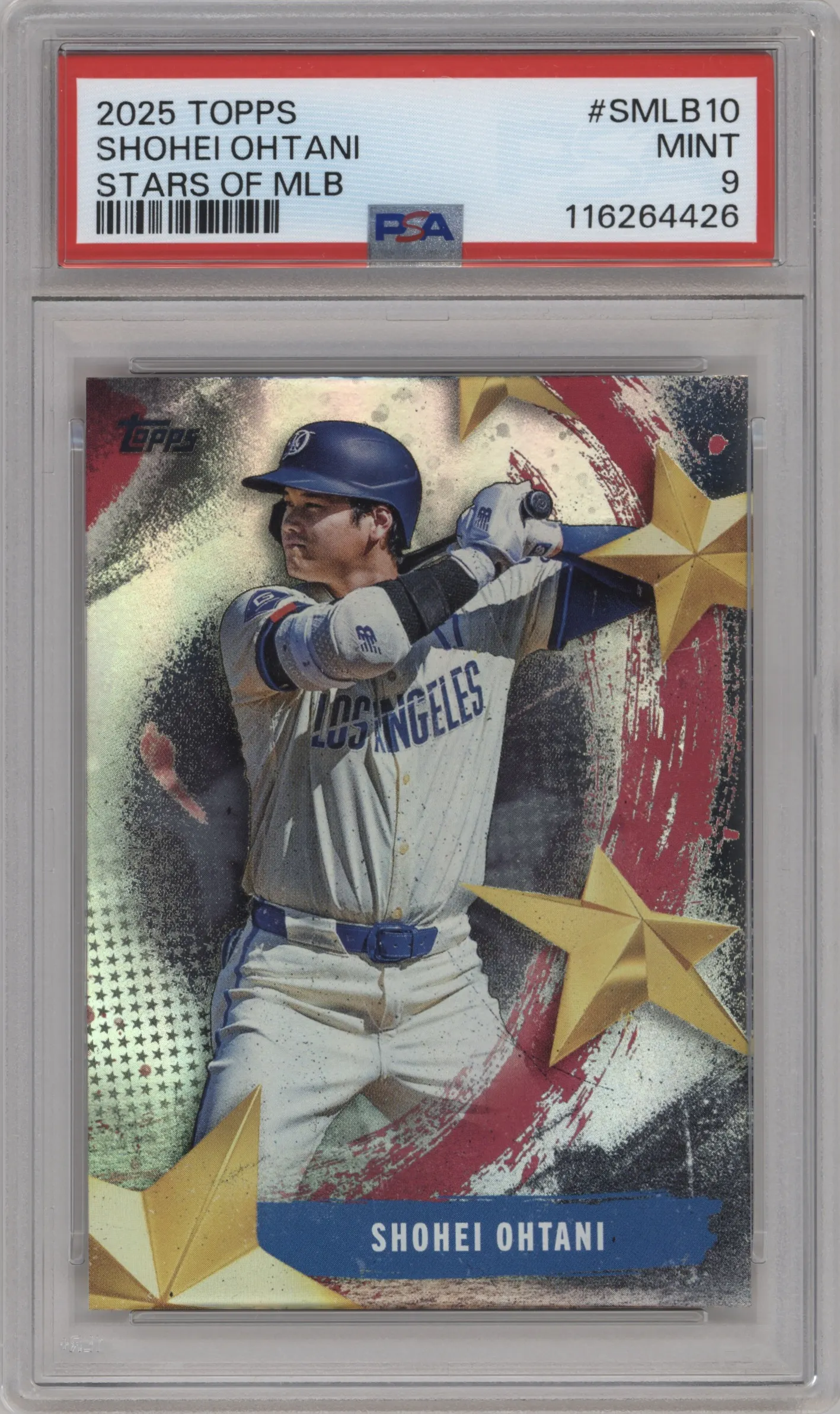 2025 Topps Chrome Stars of MLB Shohei Ohtani #SMLB-10 PSA 9