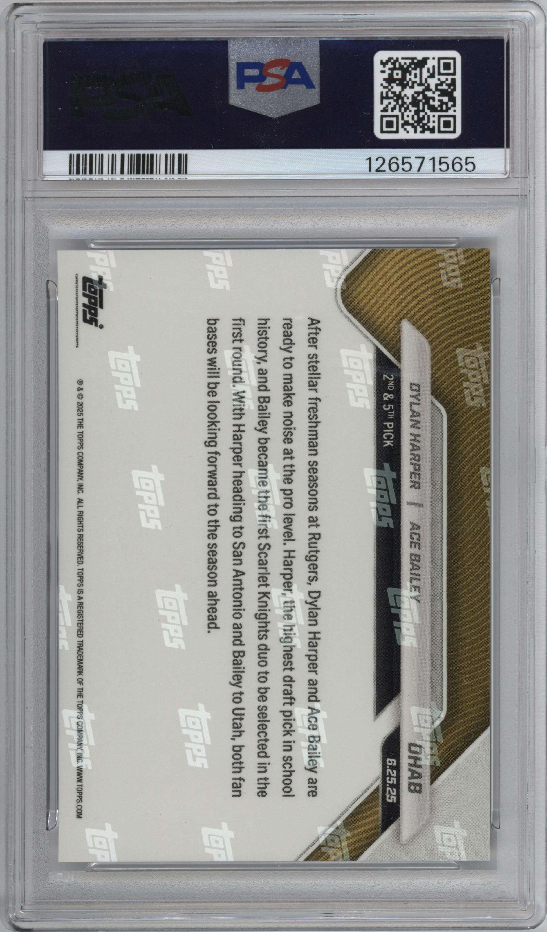 Dylan Harper/Ace Bailey