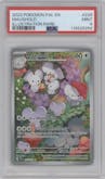 Maushold from the 2023 Pokemon SV set graded by PSA and given an overall grade of 9.