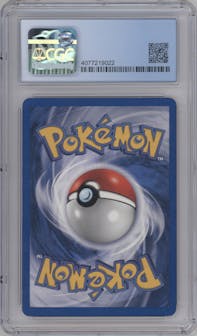 Charizard from the 2000 Pokemon set graded by CSG and given an overall grade of 8.