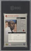 Michael Jordan from the 1998-99 Upper Deck Black Diamond set graded by SGC and given an overall grade of 9.