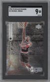 Michael Jordan from the 1998-99 Upper Deck Black Diamond set graded by SGC and given an overall grade of 9.